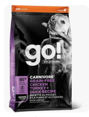 Go! Carnivore - Chicken Turkey & Duck SENIOR 12 lbs
