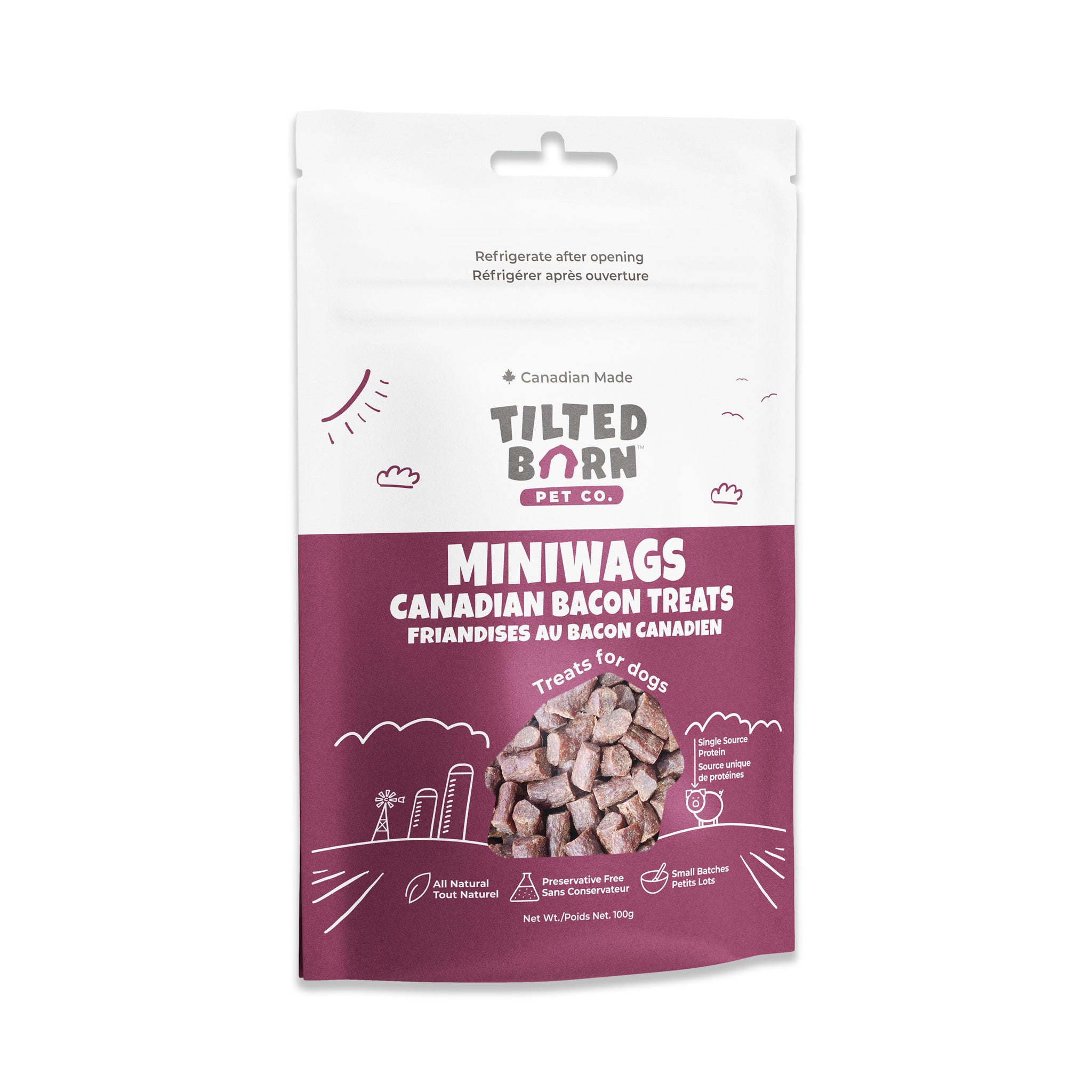 Miniwags - Canadian Bacon Treats