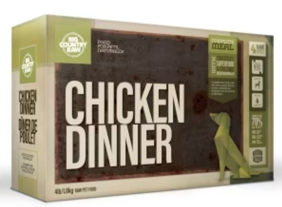 Big Country Raw - Chicken Dinner 4lb