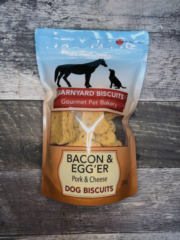 Bacon & Egg'er Dog Biscuits