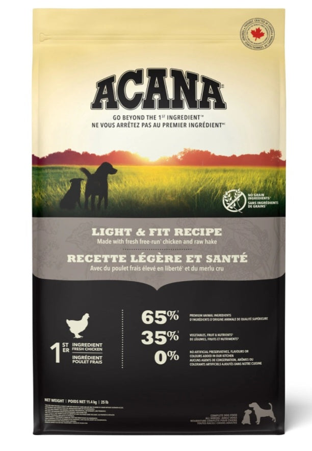 Acana - Light & Fit 25 lb
