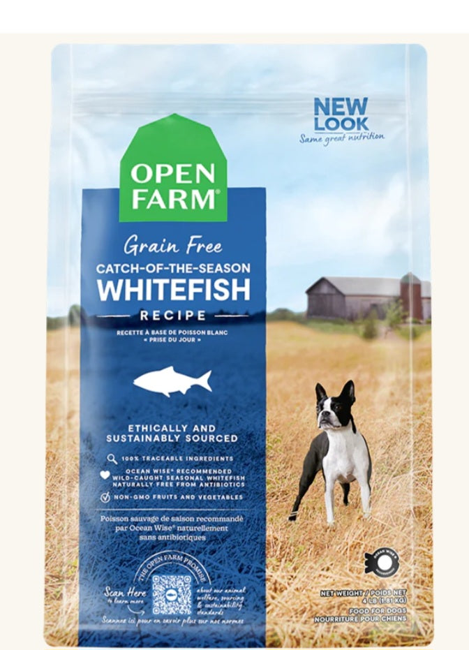 Open Farm  - Grain Free White Fish 22lb