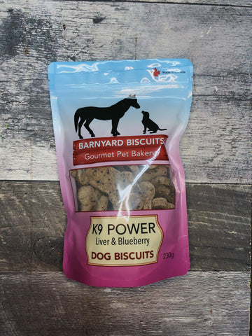K9 Power - Liver & Blueberry Dog Biscuit